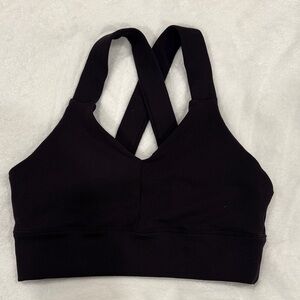 ALO Yoga Black Crisscross Sports Bra